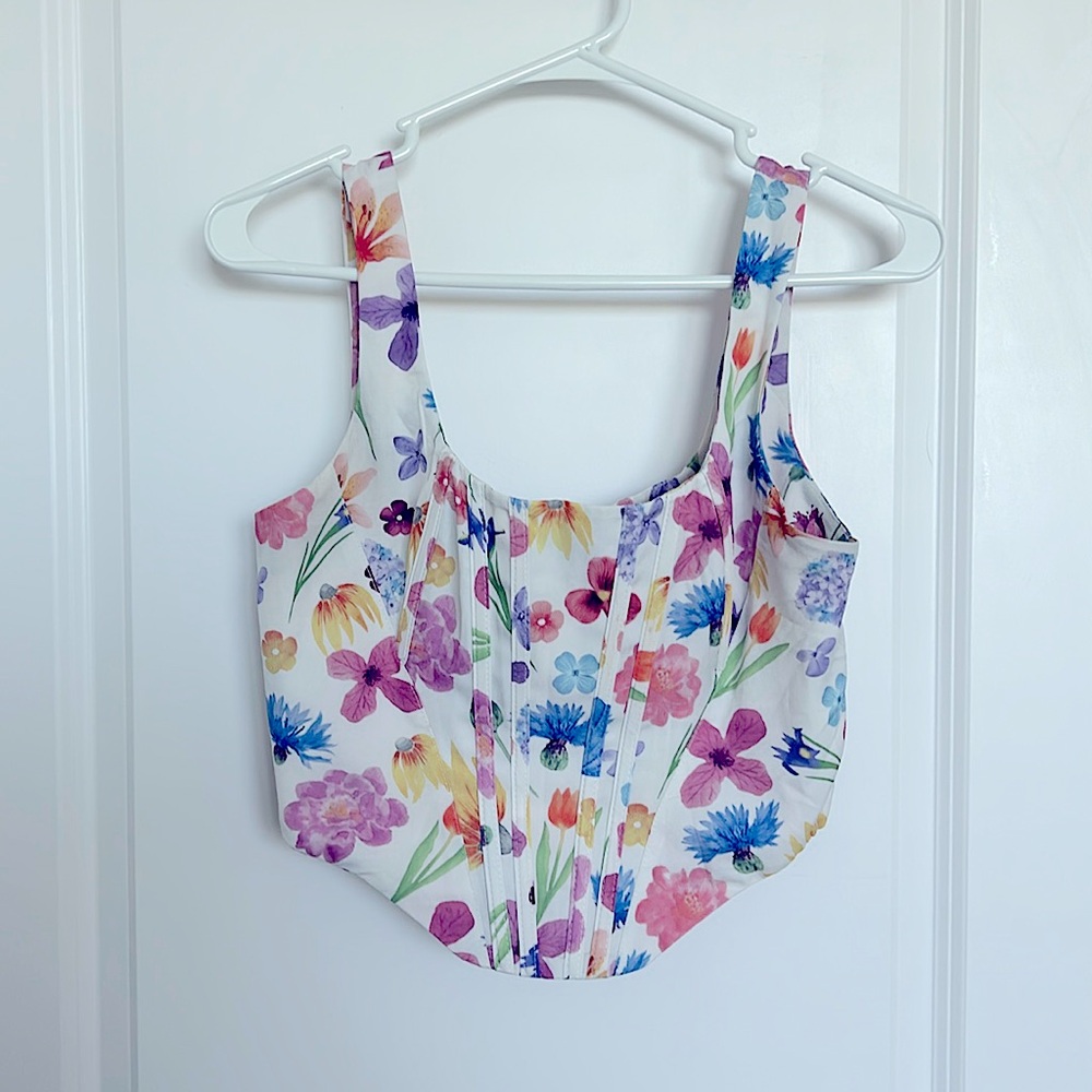 Floral Corset Top